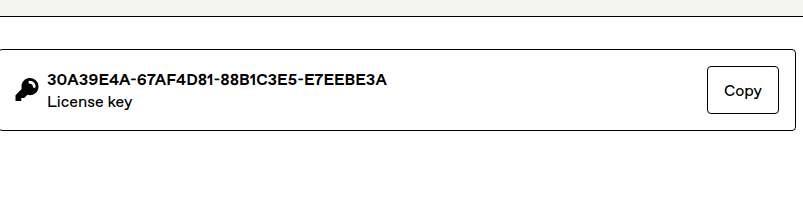 Find License Key